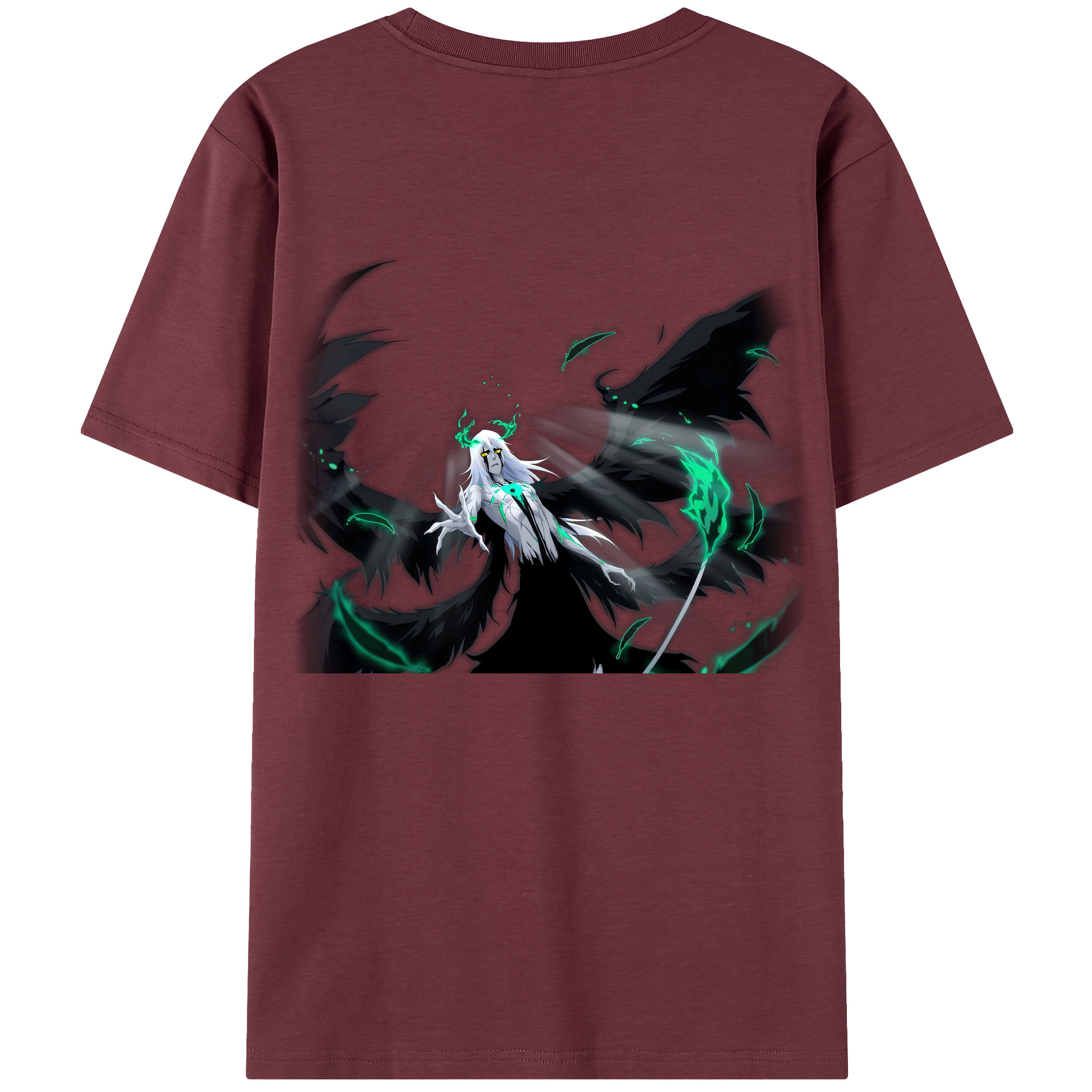 （画像用） ブリーチ ウルキオラ·シファー BLEACH Ulquiorra cifer 綿100％半袖Tシャツ（背面プリント）